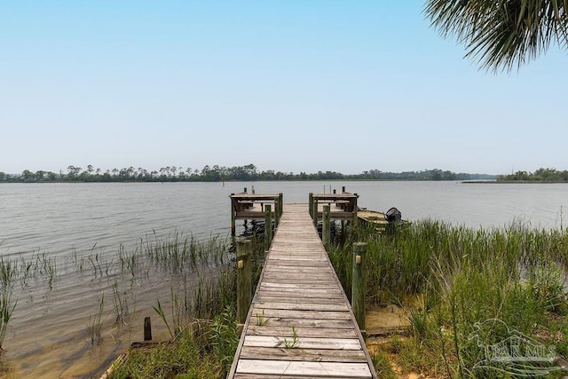 4513 River Ranch Rd, Milton, FL 32583 - dock area with a water view
