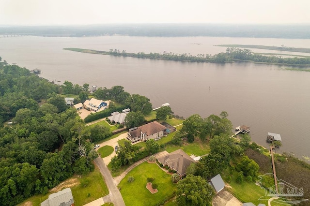4513 River Ranch Rd, Milton, FL 32583 - aerial view of residential area with a large body of water
