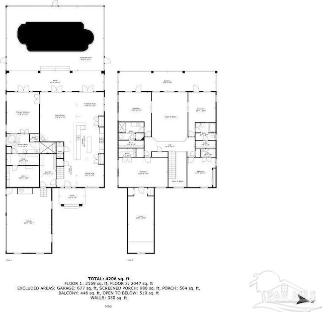 4513 River Ranch Rd, Milton, FL 32583 - view of property floor plan