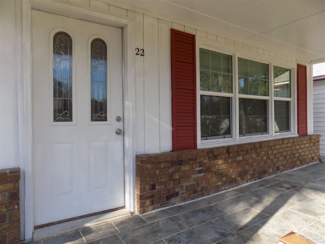 view of entrance to property