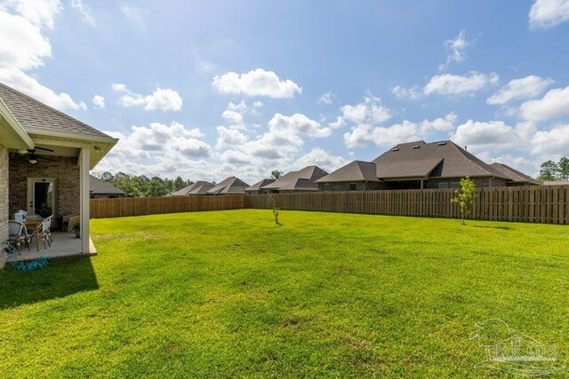 2929 Trestle Way, Cantonment, FL 32533 - view of yard with a patio and a fenced backyard