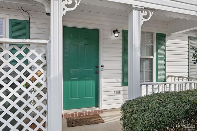 view of property entrance