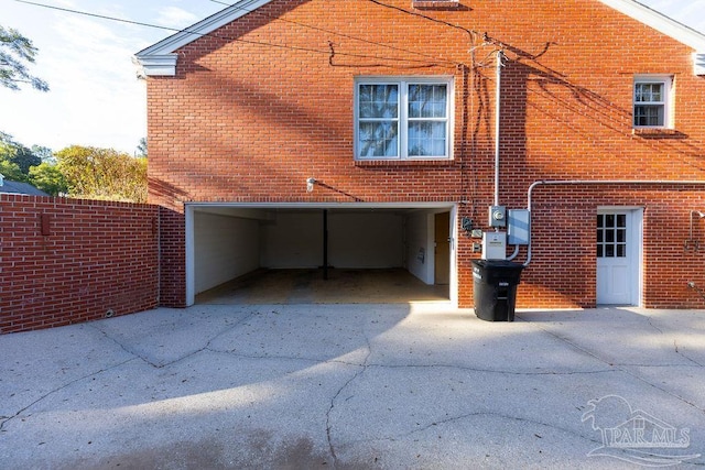 view of rear view of property