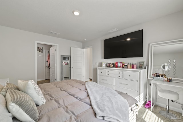 bedroom with baseboards