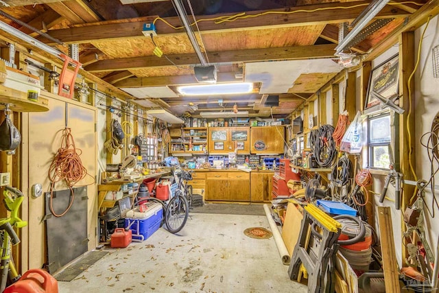 view of storage room