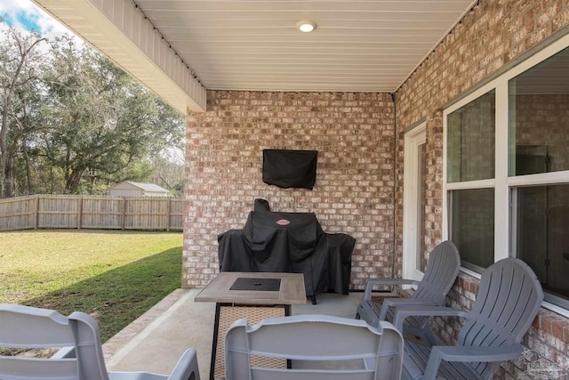 1928 Appleton Dr, Cantonment, FL 32533 - view of patio with area for grilling