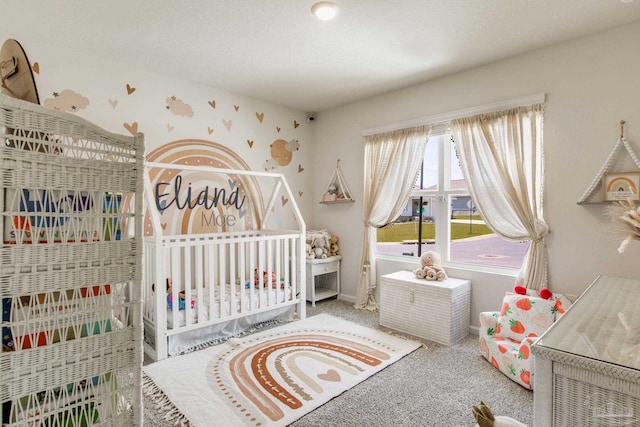 10869 Blacktail Loop, Pensacola, FL 32526 - bedroom with wallpapered walls, carpet floors, and baseboards