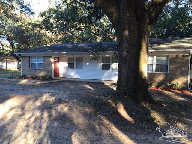 view of ranch-style house