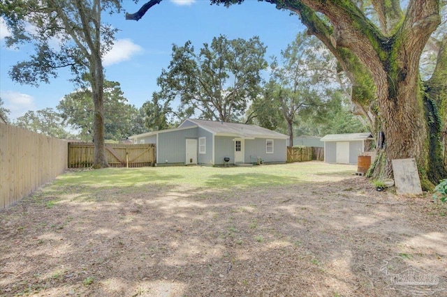 4670 Durham Dr, Pensacola, FL 32526 - fenced backyard with a gate