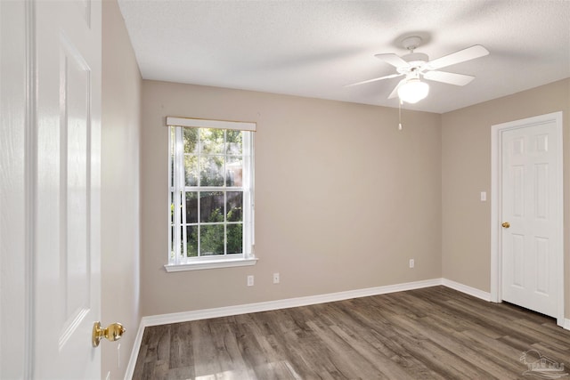 bathroom with hardwood / wood-style flooring, a textured ceiling, and vanity