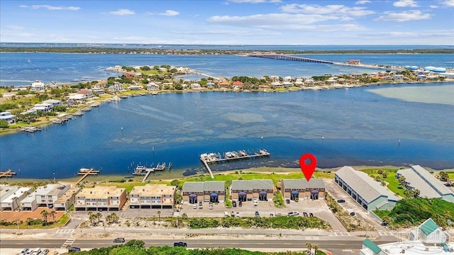 342 Ft Pickens Rd, Pensacola Beach, FL 32561 - drone / aerial view of a large body of water