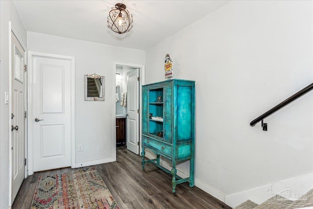 342 Ft Pickens Rd, Pensacola Beach, FL 32561 - foyer featuring baseboards and wood finished floors