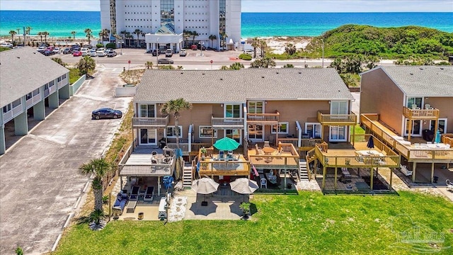 342 Ft Pickens Rd, Pensacola Beach, FL 32561 - bird's eye view of a large body of water