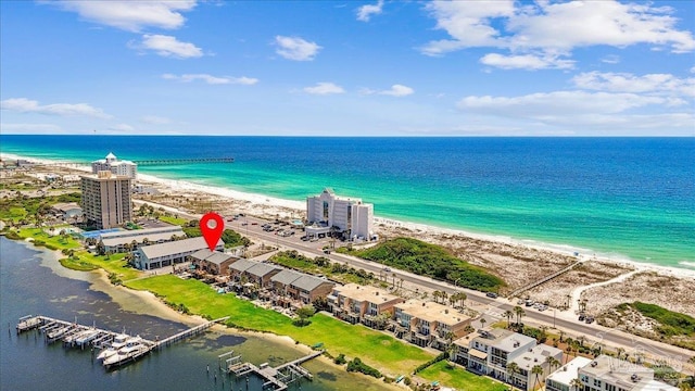 342 Ft Pickens Rd, Pensacola Beach, FL 32561 - aerial view of expansive beach