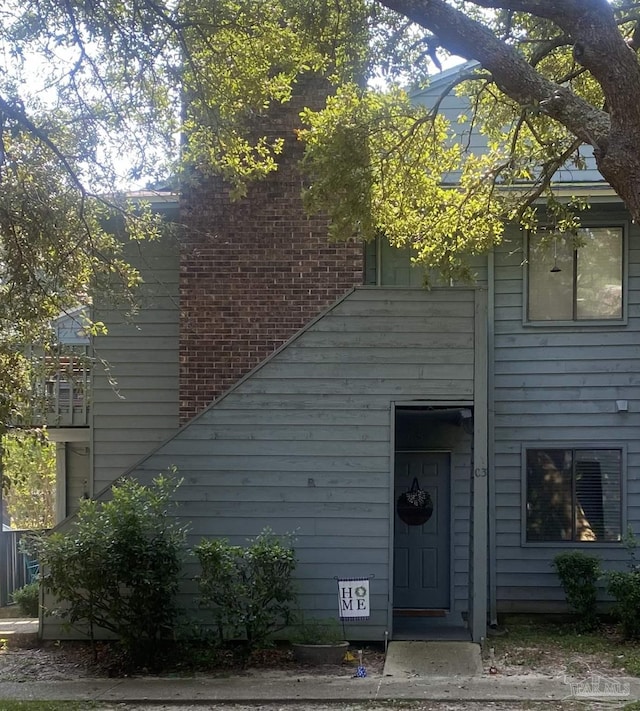 view of front of home