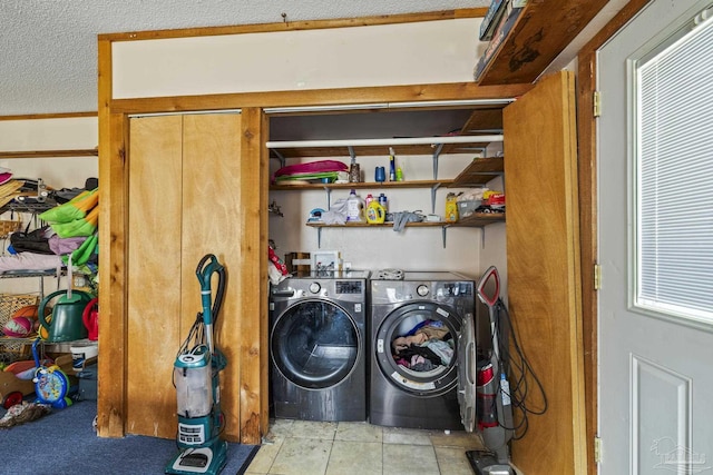 laundry room featuring washer and dryer