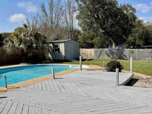 2759 Pleasant Bay Ct, Navarre, FL 32566 - view of pool featuring a wooden deck