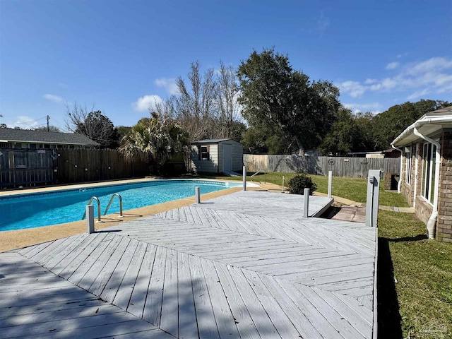 2759 Pleasant Bay Ct, Navarre, FL 32566 - view of pool with a wooden deck