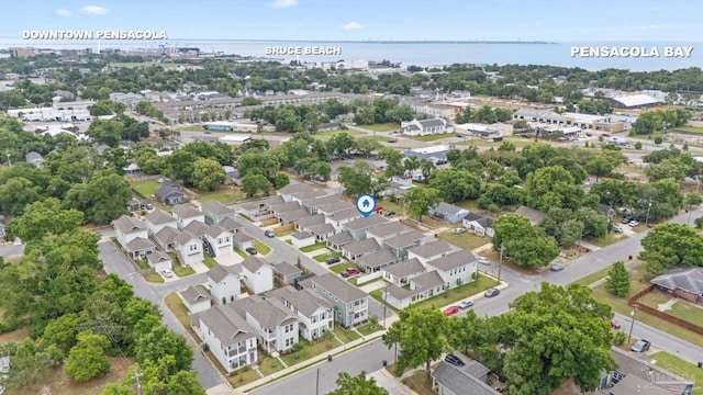 1550 W Romana St, Pensacola, FL 32502 - aerial view of residential area featuring a nearby body of water
