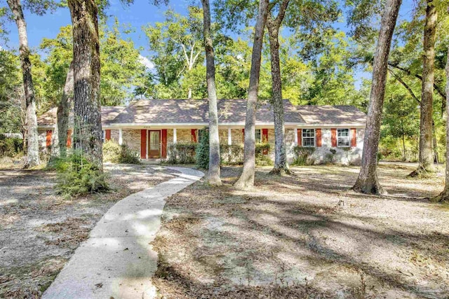 view of ranch-style home