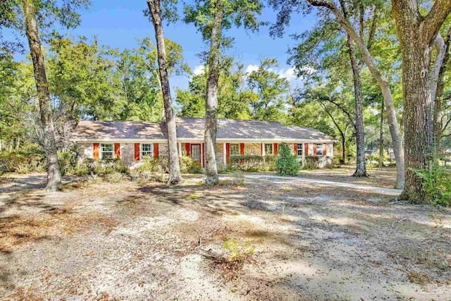 view of ranch-style home