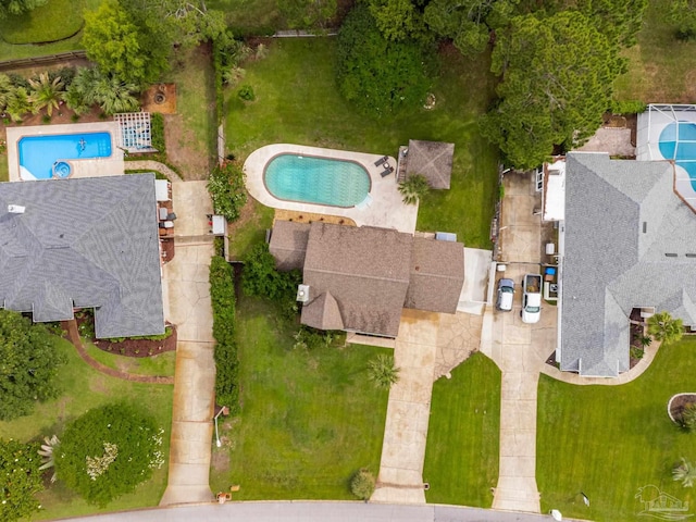 3905 Tiger Point Blvd, Gulf Breeze, FL 32563 - drone / aerial view of a pool