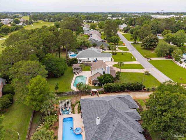 3905 Tiger Point Blvd, Gulf Breeze, FL 32563 - bird's eye view of a pool