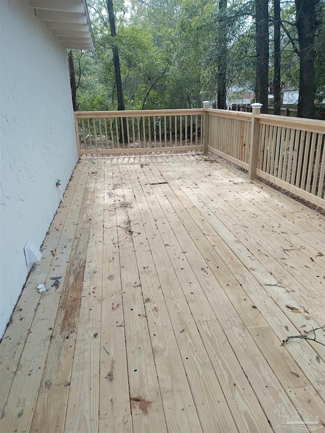 view of deck