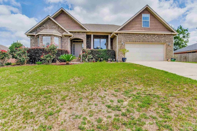 628 Mohegan Cir, Cantonment, FL 32533 - craftsman house featuring concrete driveway and brick siding