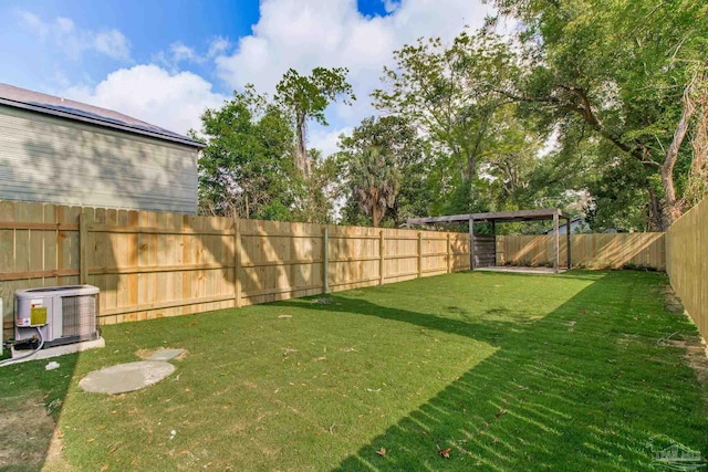 608 E Leonard Unit A & B, Pensacola, FL 32503 - view of yard featuring central AC unit