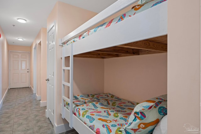 view of tiled bedroom