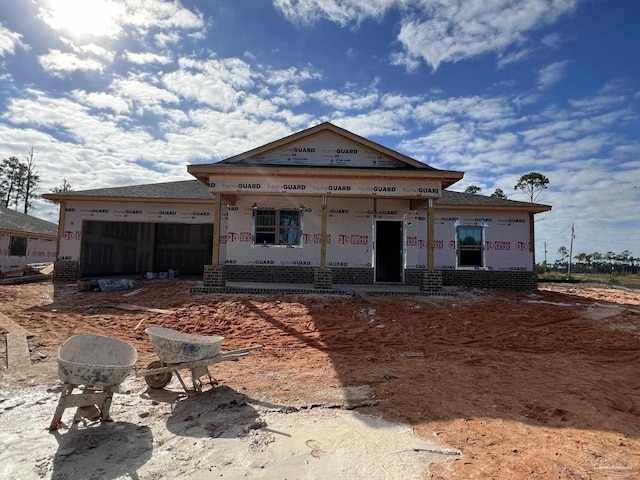 view of property under construction