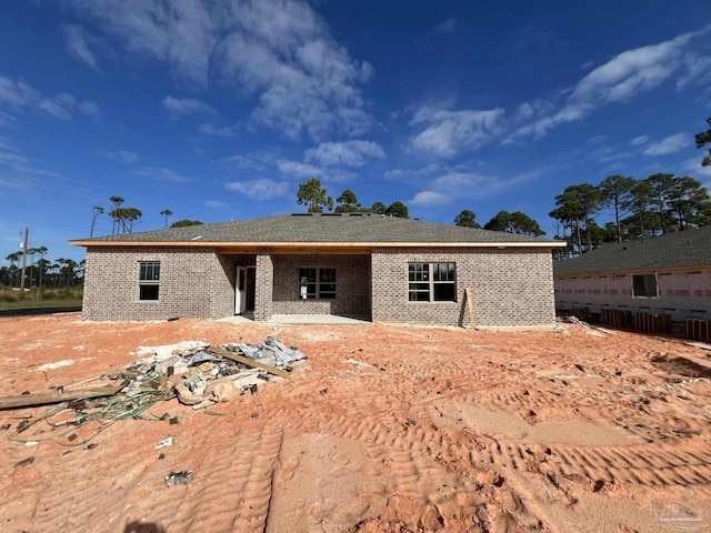 rear view of house with a patio area