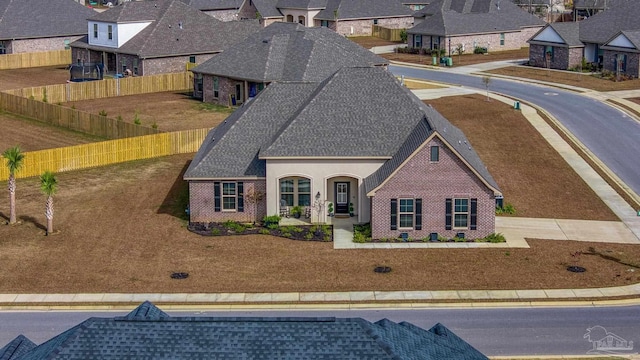 exterior space with a porch