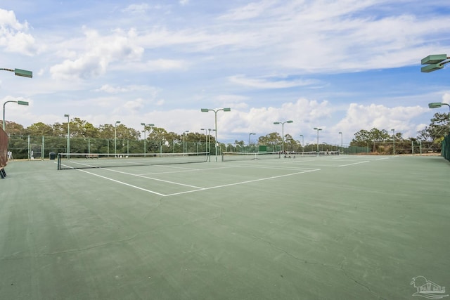 view of sport court