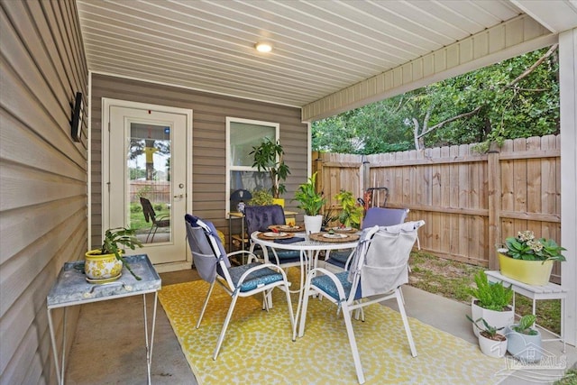 138 Georgia St, Crestview, FL 32536 - view of patio / terrace featuring outdoor dining area