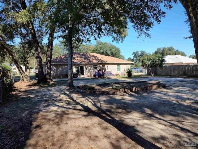 view of front of home