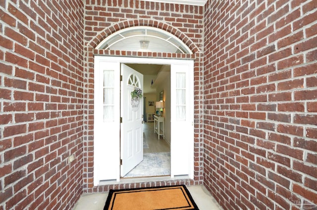 5735 Farrel Way, Milton, FL 32583 - entrance to property with brick siding