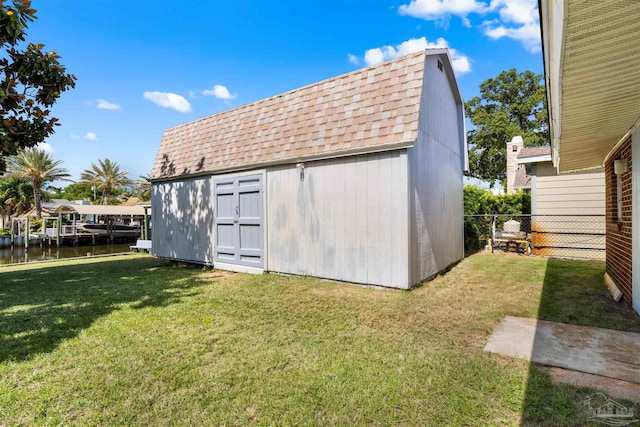 3332 Laurel Dr, Gulf Breeze, FL 32563 - view of shed with a water view