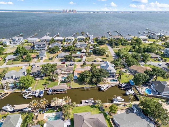 3332 Laurel Dr, Gulf Breeze, FL 32563 - aerial view of property's location with a nearby body of water and nearby suburban area
