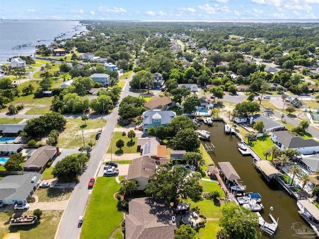 3332 Laurel Dr, Gulf Breeze, FL 32563 - aerial view of property's location featuring a large body of water and nearby suburban area