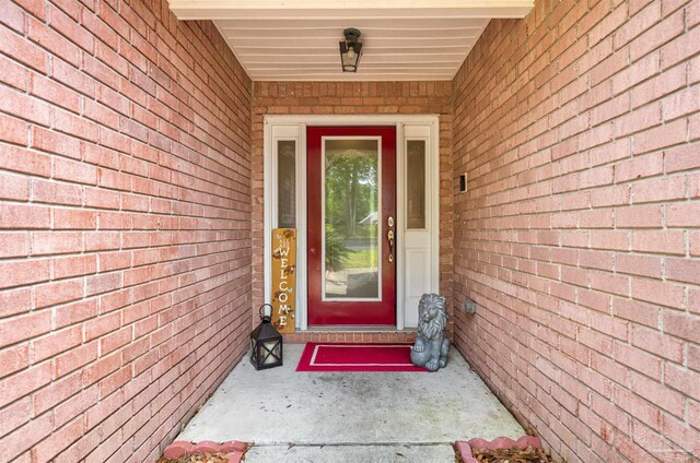 view of entrance to property