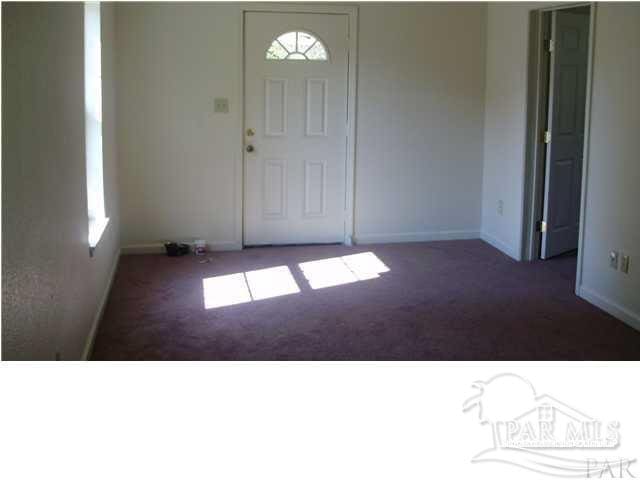 view of carpeted entryway