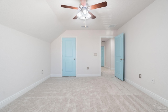 2339 Habersham Ln, Cantonment, FL 32533 - unfurnished bedroom featuring a ceiling fan, visible vents, light carpet, and baseboards