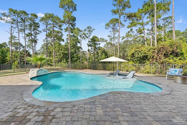 4726 Soundside Dr, Gulf Breeze, FL 32563 - view of pool with a patio and fence