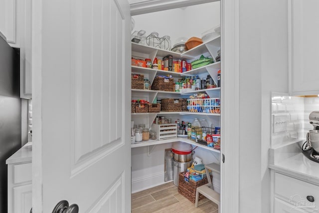 view of pantry