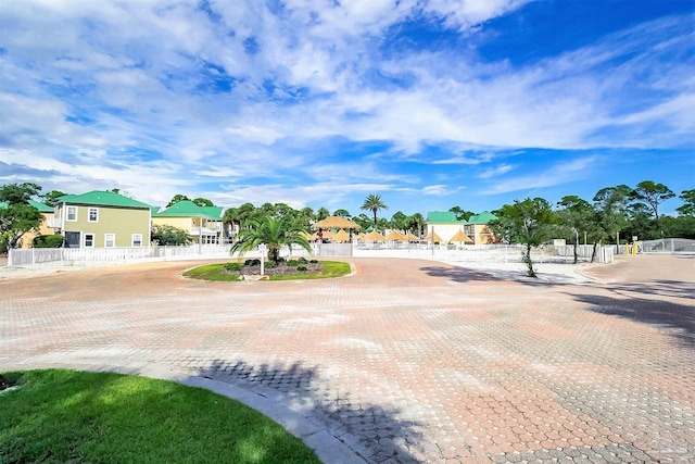 view of street with a residential view