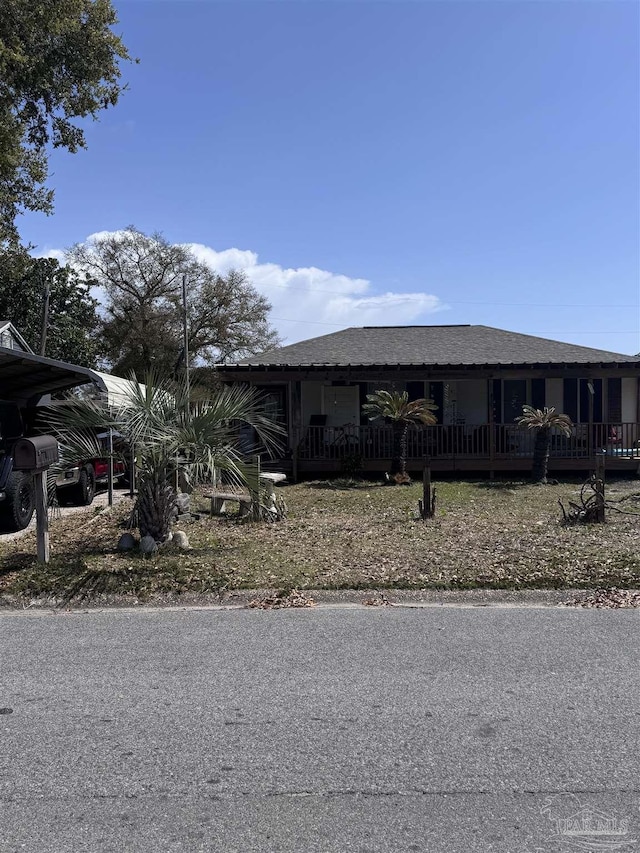 view of front of home