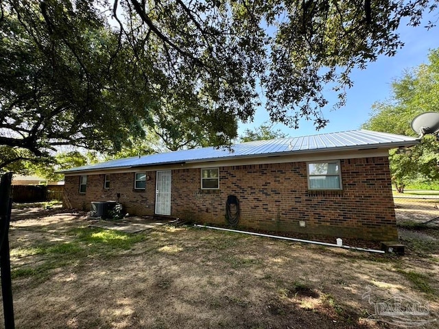 view of rear view of property