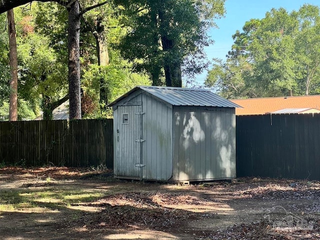 view of outdoor structure